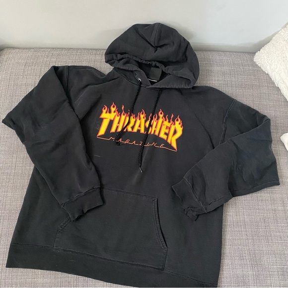 LAST CHANCE: Official Thrasher Magazine Classic Flame Hoodie - Picture 2 of 11